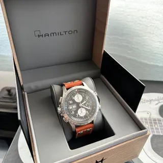 Hamilton Khaki Aviation H77616533 44mm Stainless steel Black