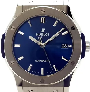 Hublot Classic Fusion 511.NX.7170.RX 45.5mm Titanium blue