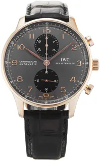 IWC Portugieser IW371482 41mm Red gold Grey