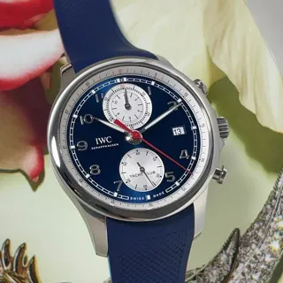 IWC Portugieser IW390507 43.5mm Stainless steel Blue