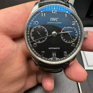 IWC Portugieser IW500703 42mm Stainless steel Black