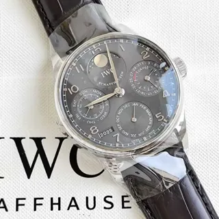 IWC Portugieser IW502218 42.5mm White gold Black