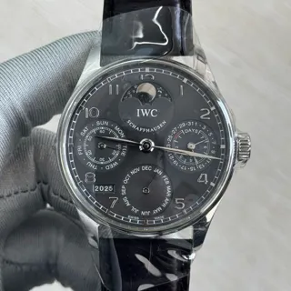 IWC Portugieser IW502218 42.5mm White gold Gray