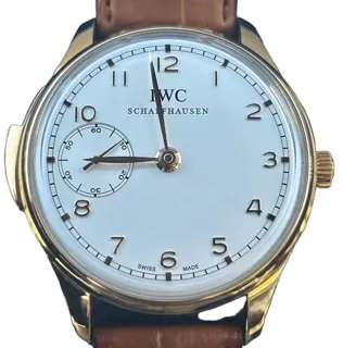 IWC Portugieser IW524202 43mm Red gold Silver