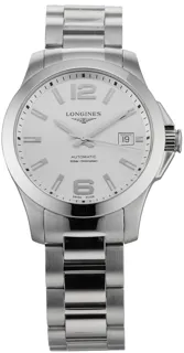 Longines Conquest L3.776.4.76.6 39mm Stainless steel Silver