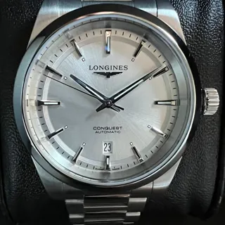 Longines Conquest L38304726 41mm Stainless steel Silver