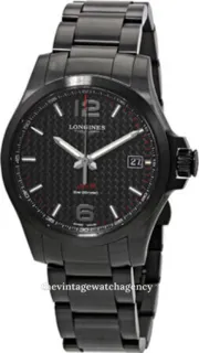 Longines Conquest V.H.P. L3.716.2.66.6 Stainless steel Black