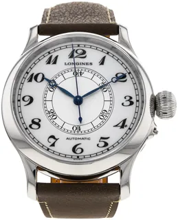 Longines Heritage L2.713.4.13.0 48mm Stainless steel White