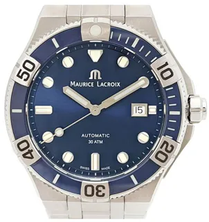 Maurice Lacroix Aikon Automatic AI6058-SS002-430-1 43mm Stainless steel Blue