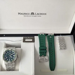 Maurice Lacroix Aikon Venturer AI6057-SSL5F-630-D 38mm Stainless steel Green