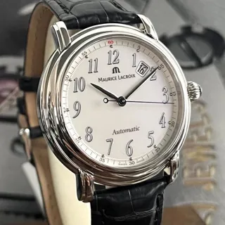 Maurice Lacroix Masterpiece MP6158 40mm Stainless steel White