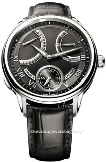 Maurice Lacroix Masterpiece Calendrier Retrograde MP7268-SS001-310 45mm Stainless steel Black