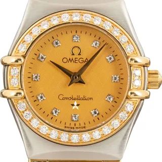 Omega Constellation 1267.15.00 22.5mm Yellow gold and Stainless steel Champagne