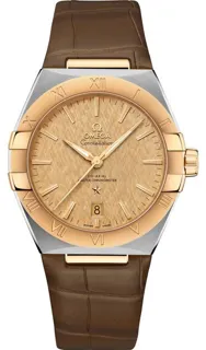 Omega Constellation 131.23.39.20.08.001 39mm Yellow gold Champagne