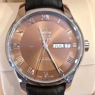 Omega De Ville 433.13.41.22.10.001 41mm Stainless steel Brown