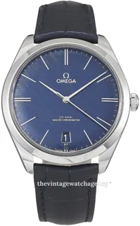 Omega De Ville 435.13.40.21.03.001 Stainless steel Blue