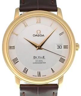 Omega De Ville 4617.31.02 36.5mm Yellow gold Silver