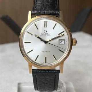 Omega Genève 166.0163 35mm Yellow gold Silver