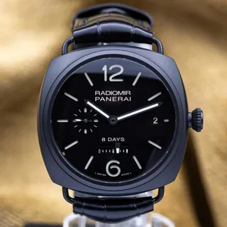 Panerai Radiomir 8 Days PAM 00384 45mm Ceramic Black