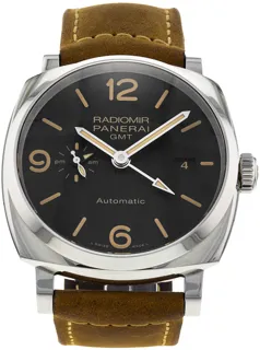 Panerai Radiomir GMT PAM 00657 45mm Stainless steel Black