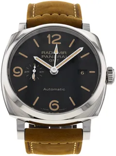 Panerai Radiomir GMT PAM 00657 45mm Stainless steel Black