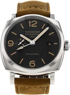 Panerai Radiomir GMT PAM 00657 45mm Stainless steel Black