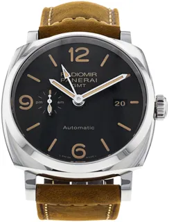 Panerai Radiomir GMT PAM 00657 45mm Stainless steel Black