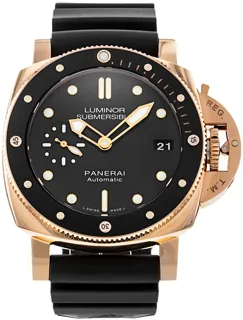 Panerai Submersible PAM 00684 42mm Rose gold Black