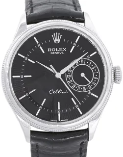 Rolex Cellini 50519 39mm White gold Black