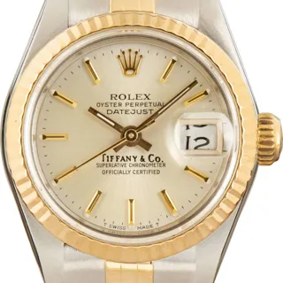 Rolex Datejust 69173 Stainless steel and 18k yellow gold Silver