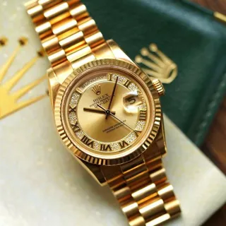 Rolex Day-Date 118238-0126 36mm Yellow gold Champagne