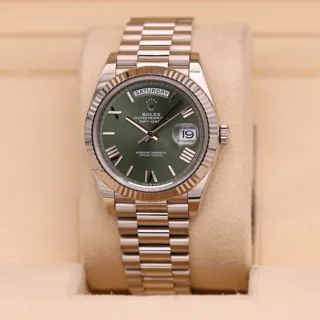 Rolex Day-Date 40 228239 (DAY-DATE  ) 40mm White gold Green