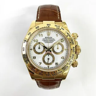 Rolex Daytona 116518 ( DIAL) 40mm Yellow gold White