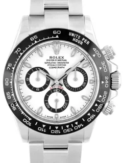 Rolex Daytona 116500LN ( (FROM 2016)) 40mm Stainless steel White