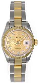 Rolex Lady-Datejust 179173 Stainless steel and 18k yellow gold Champagne