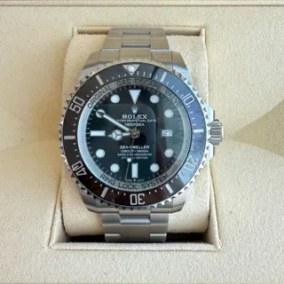 Rolex Sea-Dweller Deepsea 126660 44mm Stainless steel Black