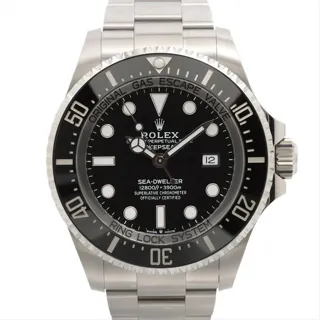 Rolex Sea-Dweller Deepsea 126660 43mm Stainless steel Black