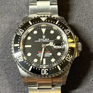 Rolex Sea-Dweller 126600 (SEA-DWELLER (FROM 2017)) 43mm Stainless steel Black