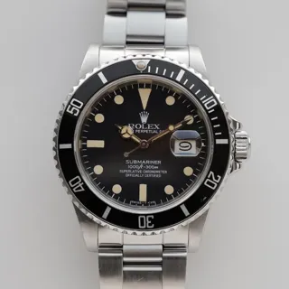 Rolex Submariner 16800 40mm Stainless steel Black