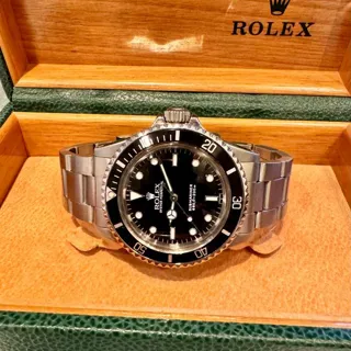 Rolex Submariner 5513 40mm Stainless steel Black