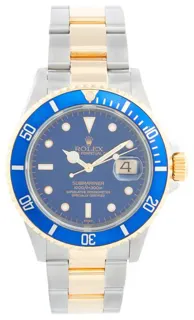 Rolex Submariner Date 16613 40mm Yellow gold and Stainless steel Blue