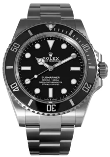 Rolex Submariner (No Date) 124060 41mm Stainless steel Black