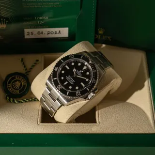 Rolex Submariner (No Date) 124060 41mm Stainless steel Black