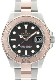 Rolex Yacht-Master 37 268621 37mm Yellow gold and Stainless steel Black