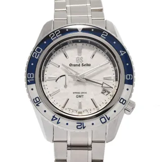 Seiko GS SBGE275 44mm Stainless steel White