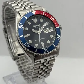 Seiko FED AS PRO ON C24 38mm Stainless steel Blue