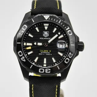 TAG Heuer Aquaracer 300M WAY218A.FC6362 41mm Ceramic and Titanium Black