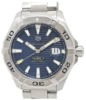 TAG Heuer Aquaracer 300M WAY2012-0 43mm Stainless steel Blue