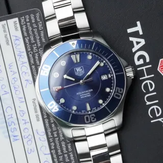 TAG Heuer Aquaracer WAB2011 41mm Stainless steel Blue