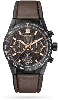 TAG Heuer Carrera CAR5A8E.FT6181 Carbon fiber and Titanium Brown